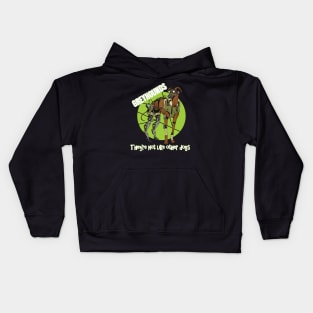 Greyhounds They're Not like Other Dogs Kids Hoodie